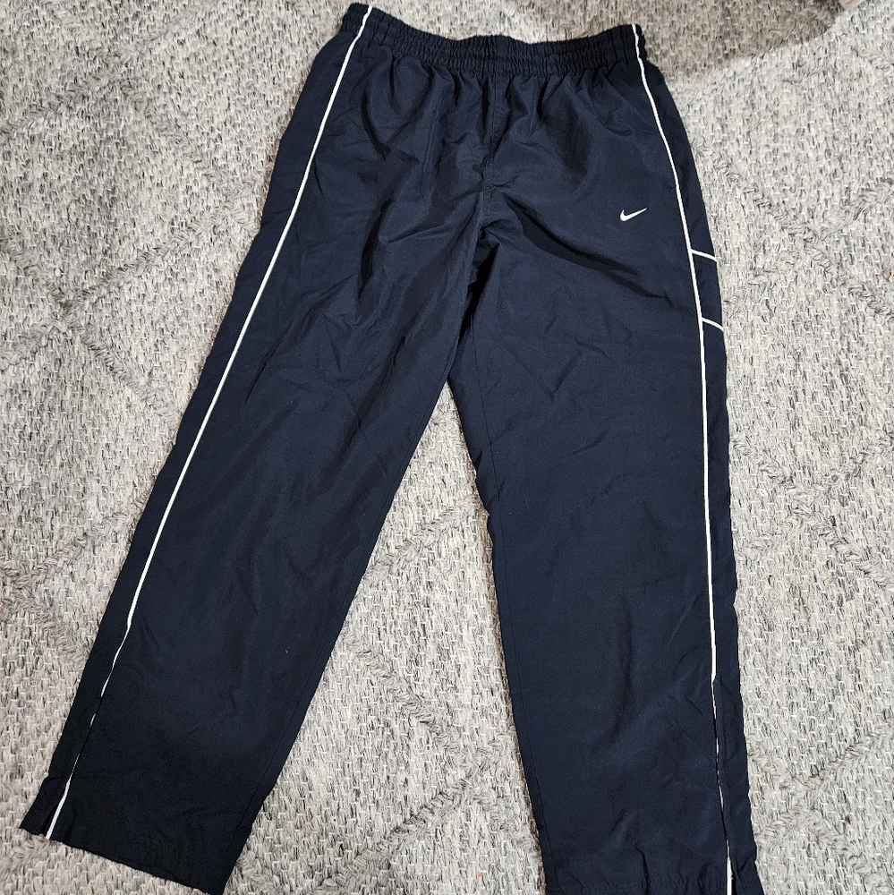 Nike navy track pants